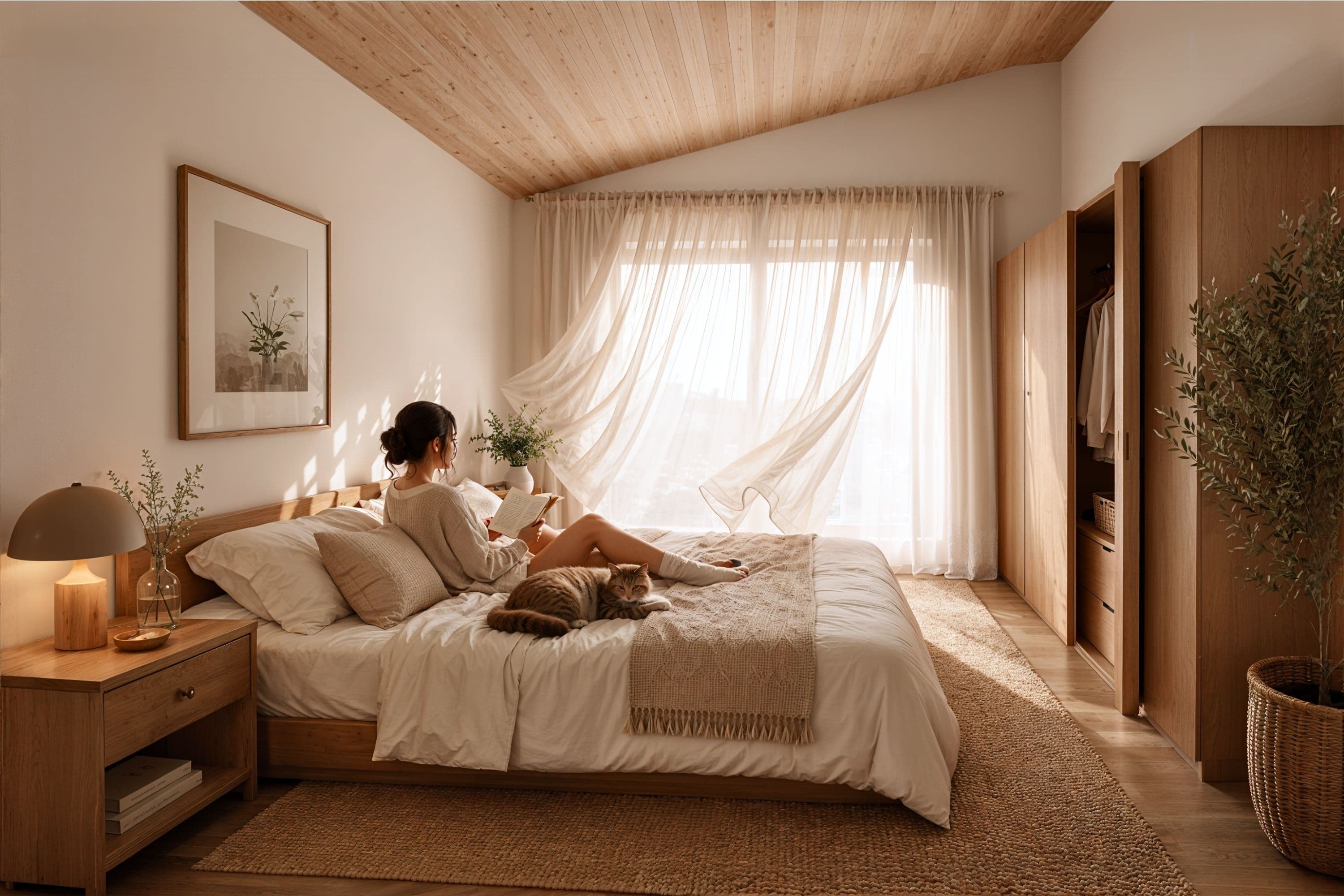 Maretset calm bedroom view