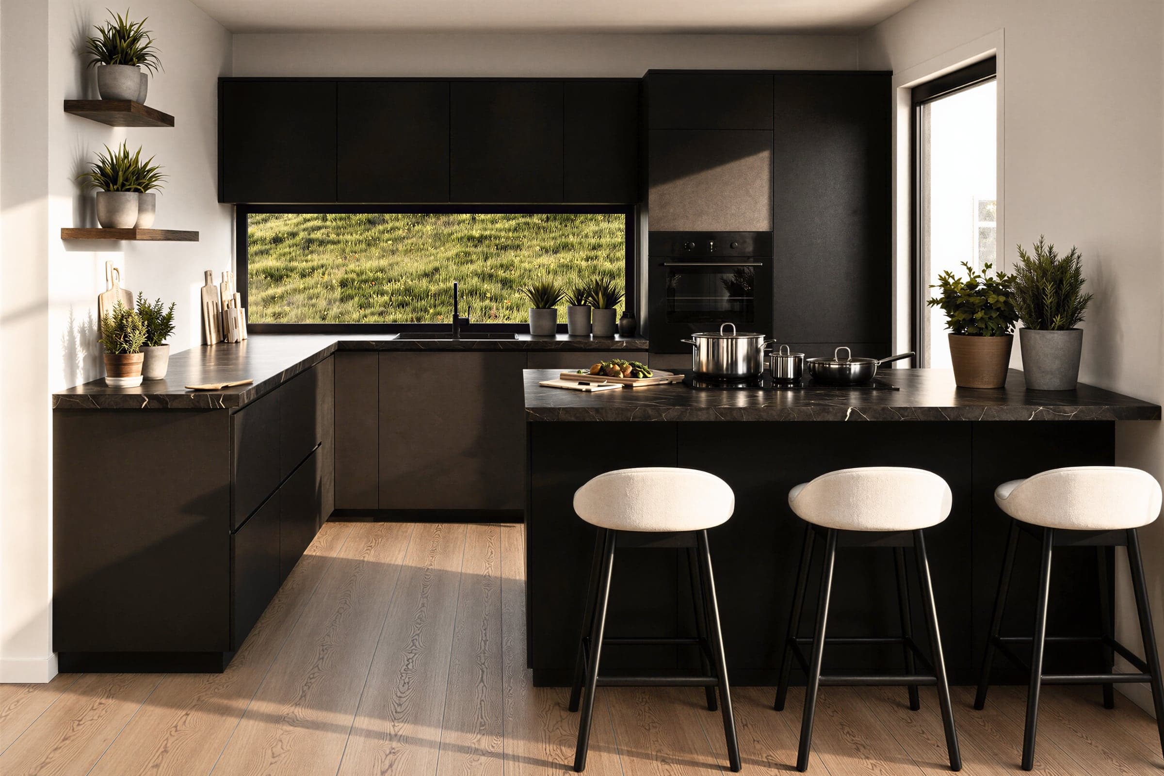 Maretset kitchen view